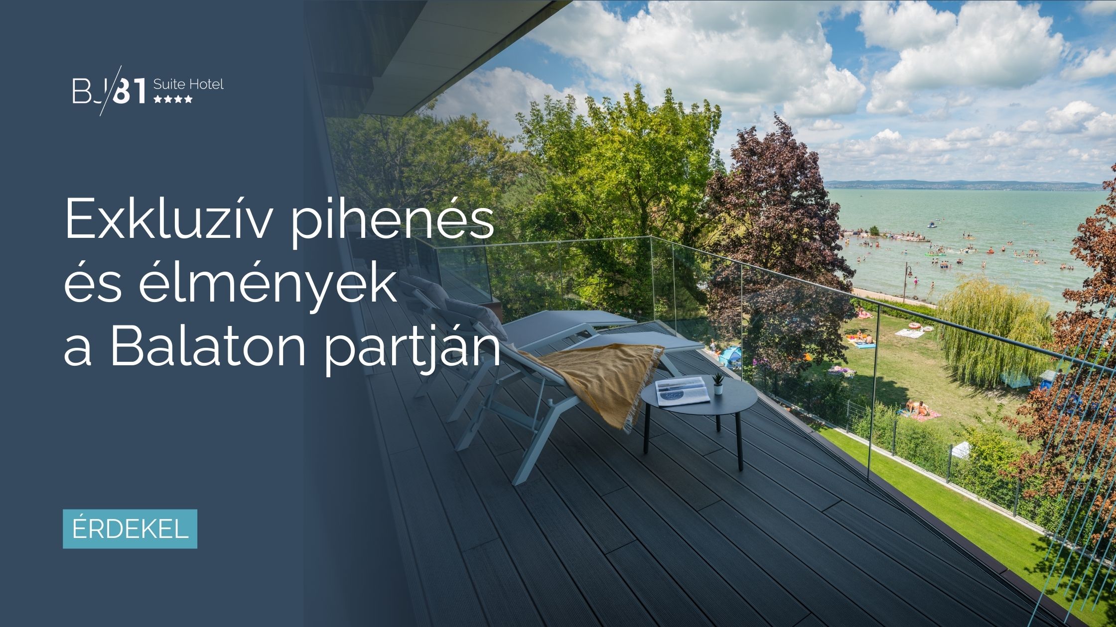 luxus pihenés Siófok - BJ81 Suite Hotel